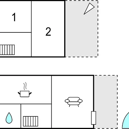 度假居 Beautiful Home In Barbat With 2 Bedrooms, Jacuzzi And Wifi Barbat na Rabu